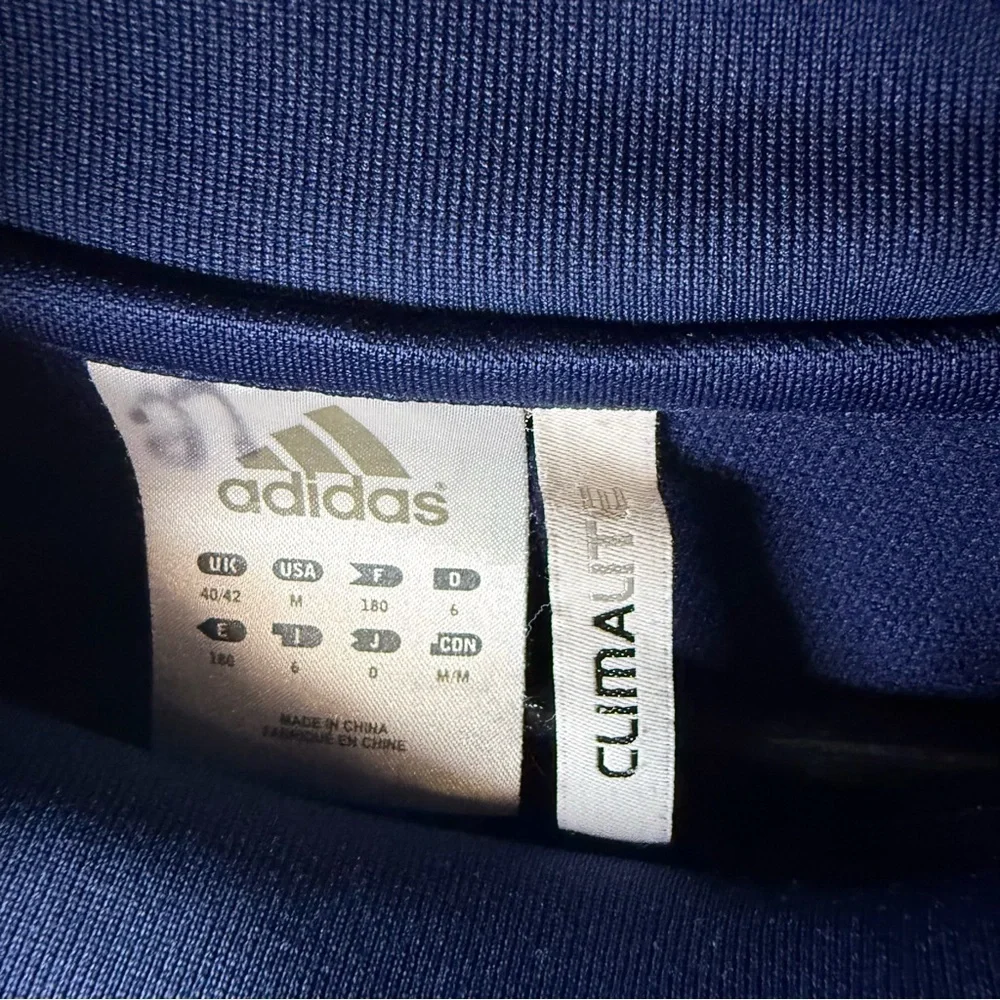 Adidas Sporting Kansas City Training Top Navy Climalite Long Sleeve Medium